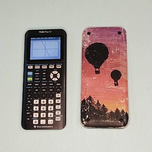 Texas Instruments TI-84 Plus Graphing Calculator - Black, With Cover & Batteries 10 thumbnail image