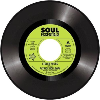 Patrice Holloway Stolen Hours / Love & Desire - New Northern Soul 45 (Outta Sight