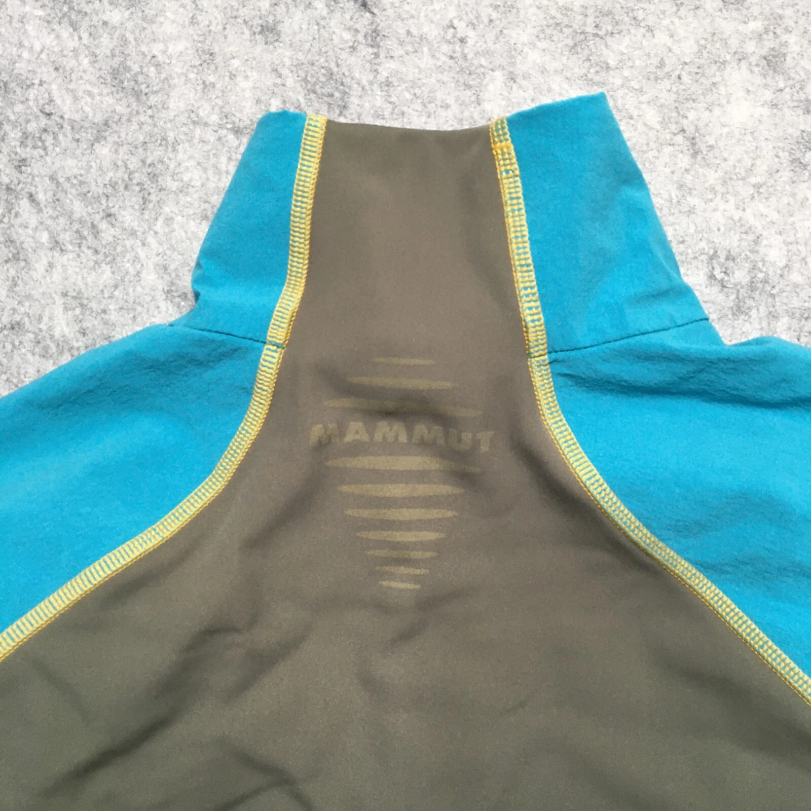 Mammut Softech Softshell Wind Jacket Womens Medium M Blue Climbing Full ...