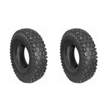 (2) Go Kart Vintage Mini Bike Tires 4.10 x 3.50-6 Stud Tire Cheng Shin CST Tires