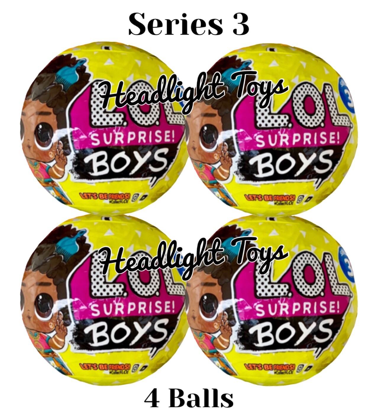 yellow lol surprise ball