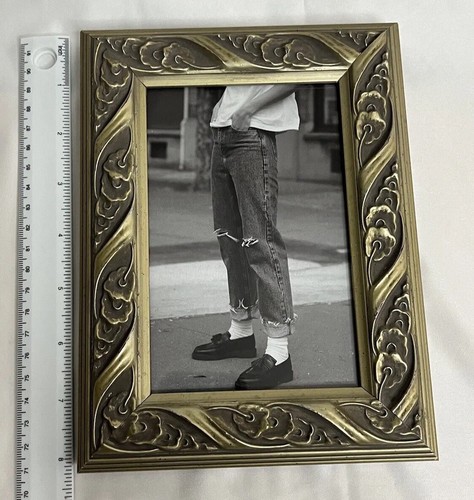 Furio Home Photo Frame Art Nouveau Wood Vintage 1998 Floral For 4 x 6 Photo - Picture 9 of 17