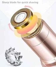 Facial Hair Removal for Women USB Rechargeable Electric Shaver & Bikini Trimmer