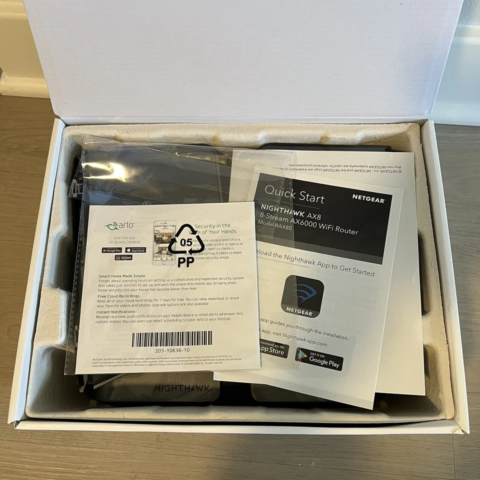 Netgear Nighthawk AX8 8-Stream AX6000 Wi-Fi 6Router - RAX80-100NAS - Image 2 of 4