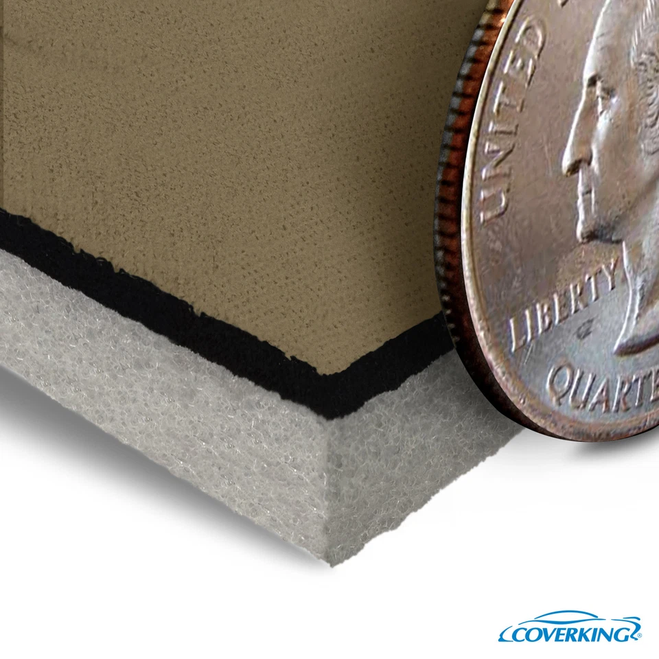 2013 Jeep Wrangler JK подлинный неопреновый желтовато-коричневый чехлы на сиденья от Coverking - Изображение 3 из 4