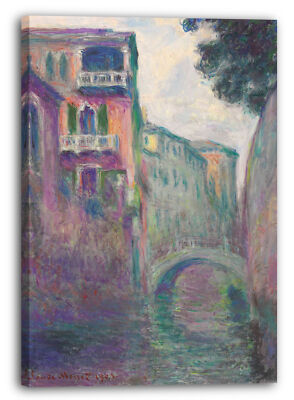 Kunstdruck Claude Monet - Der Rio de la Salute