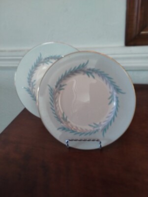 minton china pair salad plates 7-5/8'' malta pattern
