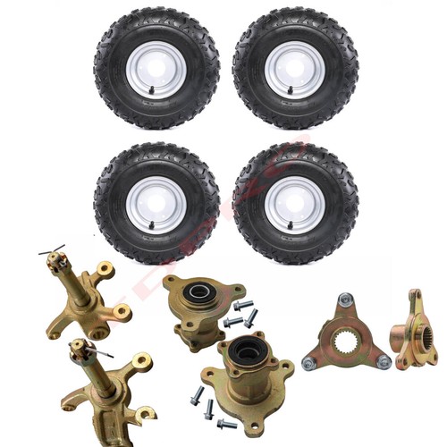 6" Wheels 145/70-6 Go Kart Tire Tube Rim Hub Taotao Coolster 125c Quad Buggy ATV - Picture 35 of 41