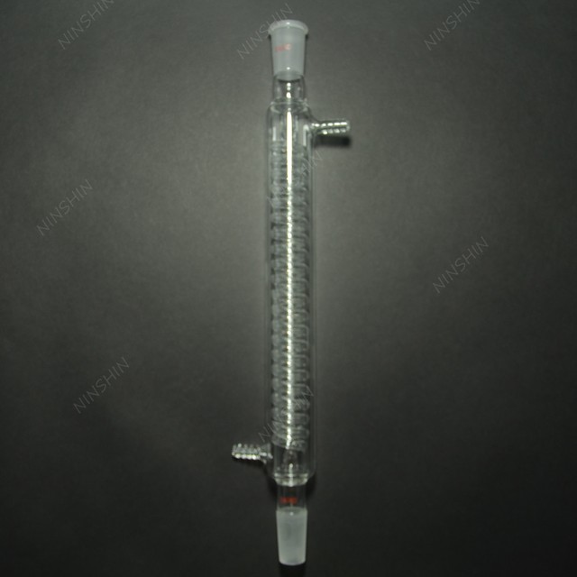 Graham Condenser,24/40,400mm Jacketed,Coil Glass heat Exchanger,Lab