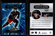 2022-23 Upper Deck Series 2 Dazzlers Blue #DZ-79 Carson Meyer