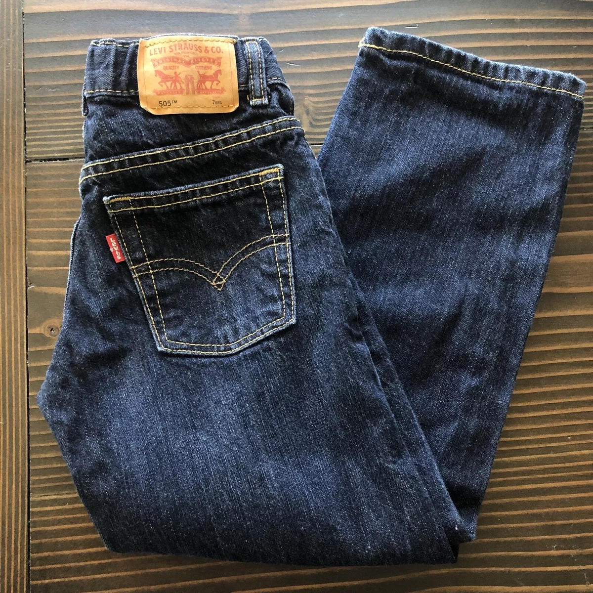 Levi blue top jeans 505