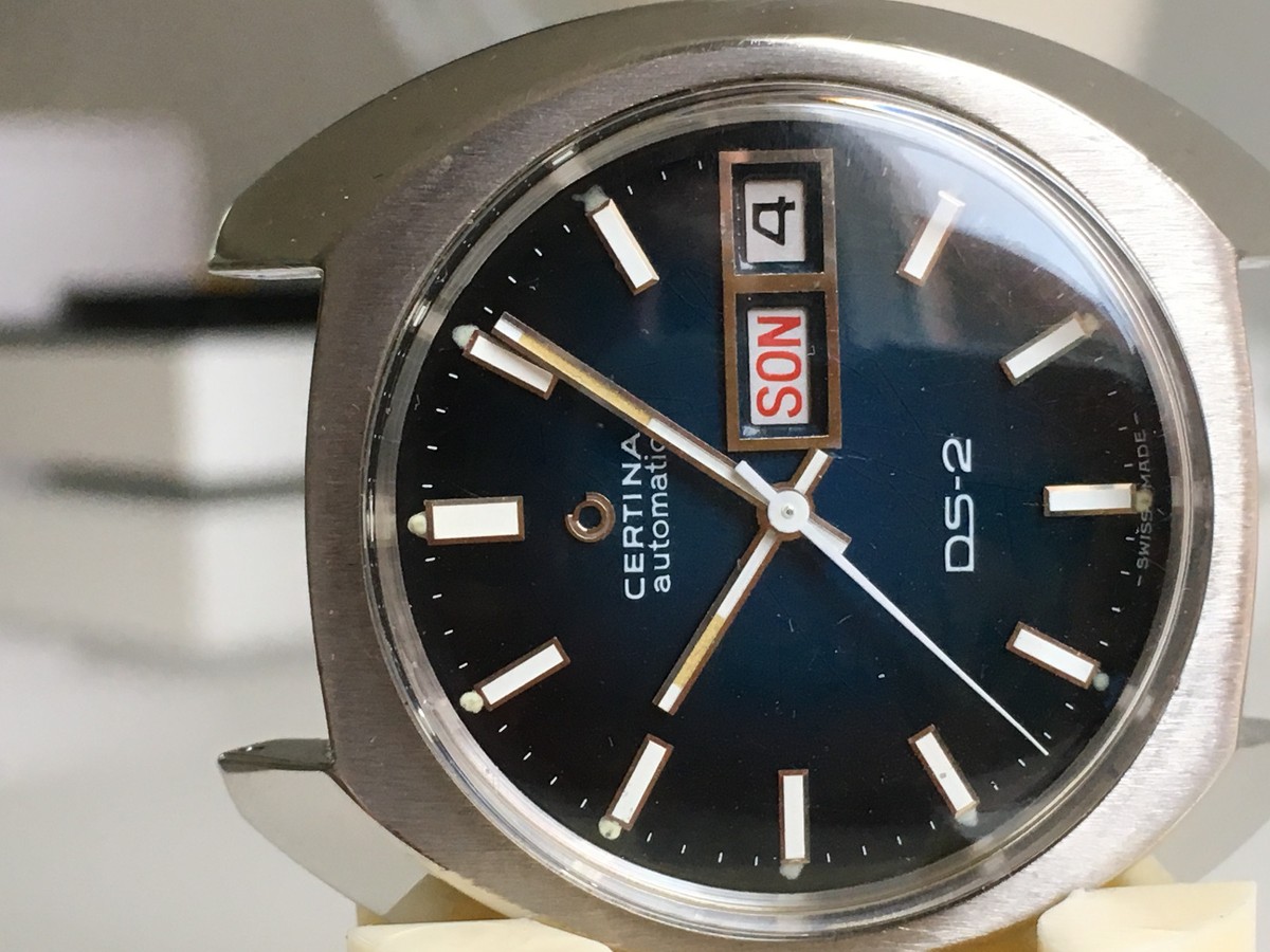 CERTINA DS-2 Certiday Automatic *BLUE dial, 1974*