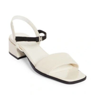 Paloma wool white black color block Margaret sandals 40