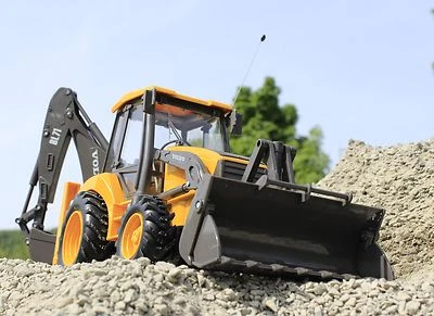 RC TRAKTOR BAGGER Schaufeltraktor VOLVO Länge 45cm "Ferngesteuert 27MHz" 87913