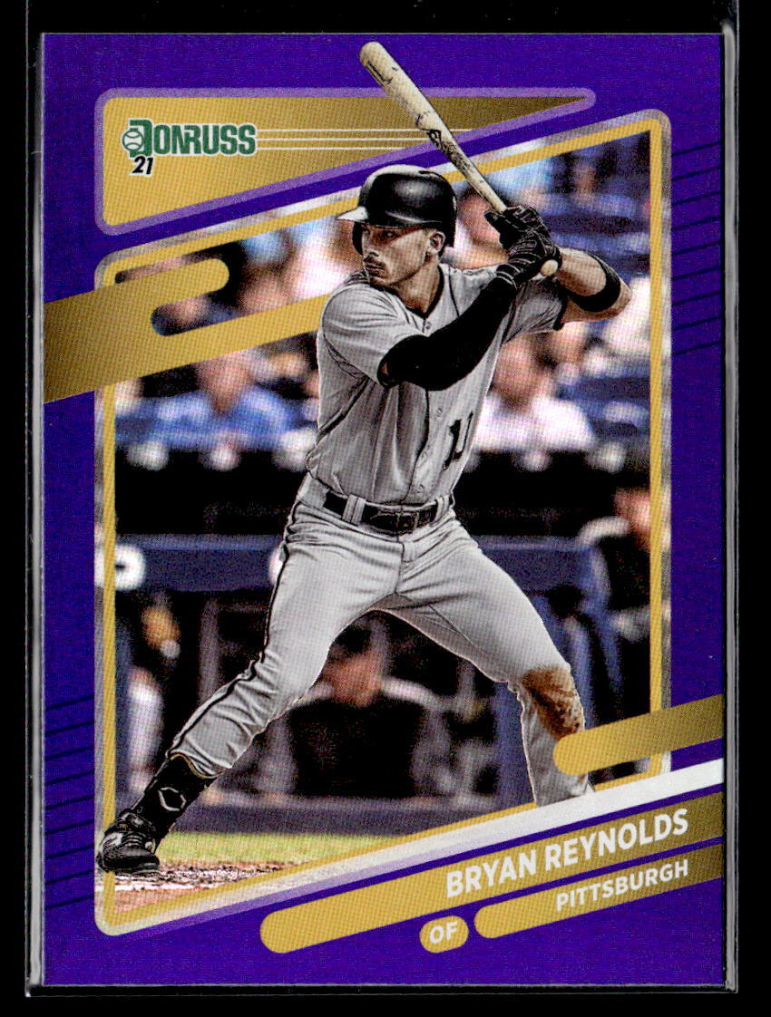 Bryan Reynolds - 2021 Panini Donruss Purple Holo #75 Pittsburgh Pirates