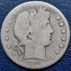1904 S Barber Half Dollar 50c Circulated #72572