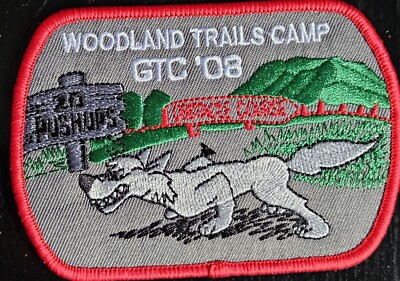 Woodland Trails Camp (2008) Scouts Canada Crest Badge Patch
