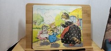2 VINTAGE P M COMPANY FRAME TRAY PUZZLES NURSERY RHYMES