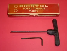 NEW! BRISTOL "T-Handled" HEX WRENCH w/ REPLACEABLE SHAFT