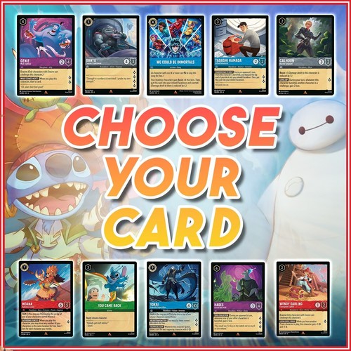 DISNEY LORCANA CHOOSE YOUR RARE CARD AZURITE SEA | LOR6 Rares x4 IN STOCK