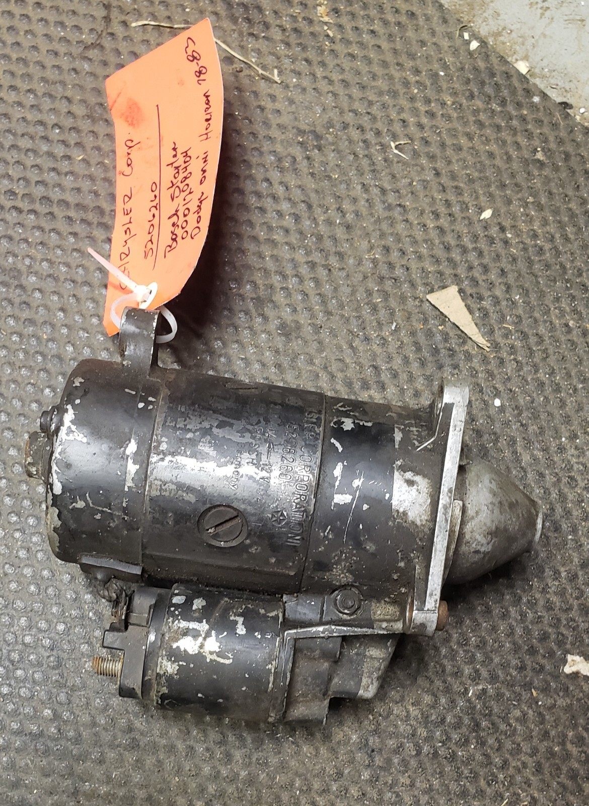 BOSCH USED STARTER 5206260 0001208404 DODGE OMNI HORIZON 1978-83