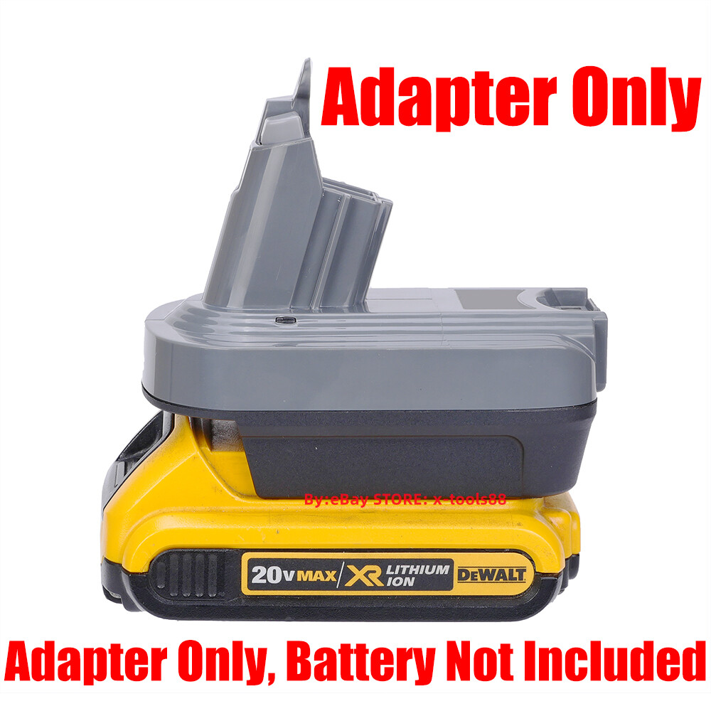 1x Adapter Fits DeWalt 18v/54v XR & Milwaukee M18 RED Battery To Dyson