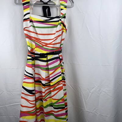 Sleeveless Sundress With Wide Straps Halter Size 6 Knee Length, David  Meister | eBay