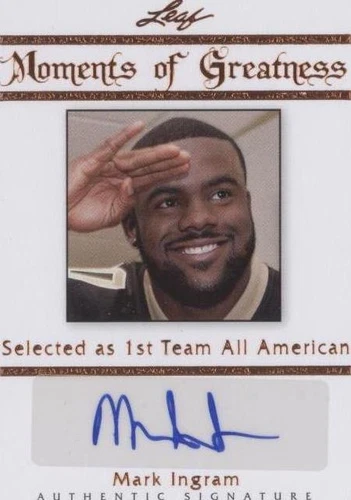 2011 Leaf Legends of Sport Mark Ingram #MG-20