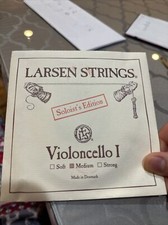 Larsen Strings Soloist Edition Cello A String 4/4 Size, Medium Steel, Ball End