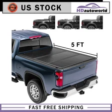 Hard Tri-Fold 5ft Truck Bed Tonneau Cover fits 15-19 Chevy Colorado/GMC Canyon