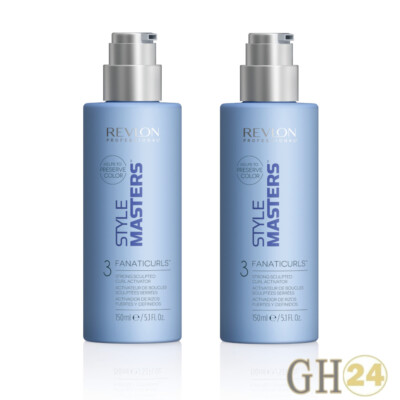 2x Revlon Style Masters Curly Fanaticurls 150ml