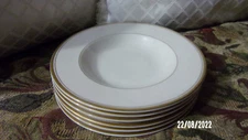 Syracuse China O.P.CO MONTICELLO OLD IVORY 8.75” SOUP/SALAD BOWLS (SET of 6)