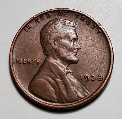 1938 P LINCOLN WHEAT PENNY #C5977 - Bild 1 von 2