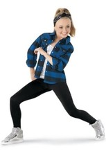 Weissman Can't Hold This 3-Piece Dance Costume in Blue Size S Adult D9159 NEW D2