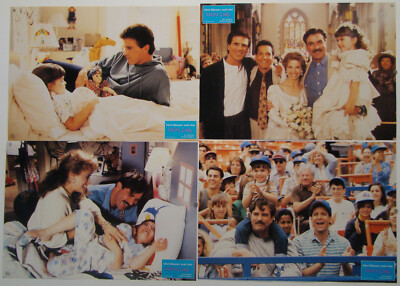 Drei Männer und eine kleine Lady TED DANSON Kino Aushangfotos 4x A3 Lobby Cards