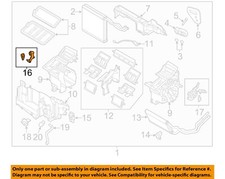 MAZDA OEM 14-18 3 Evaporator Heater Components-Link Assy BHS261A20A