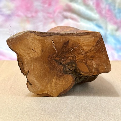 Natural Olive Wood Branch Rustic Votive Candle Holder, Vintage Estate Find - Picture 8 of 8