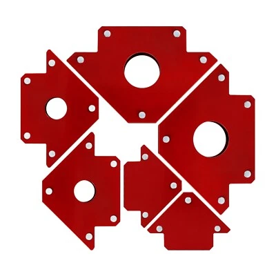 ALFLOW 6 Pcs Arrow Welding Magnet, Welding Magnet Set Magnets Welding Clamps