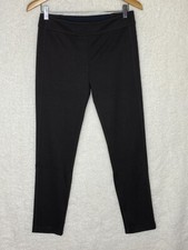 Elie Tahari Women's Black Pull-On Legging Pants Size 6 Knit Skinny Leg