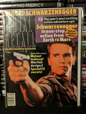 1990 TOTAL RECALL MOVIE MAGAZINE - ARNOLD SCHWARZENEGGER COVER