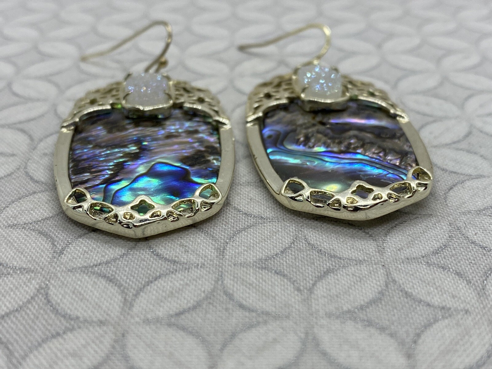 Kendra Scott Deva Statement Earrings Iridescent D… - image 2