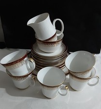 Vintage Royal Grafton Majestic fine bone china tea set 20pcs (mbg) *READ DESCPN*