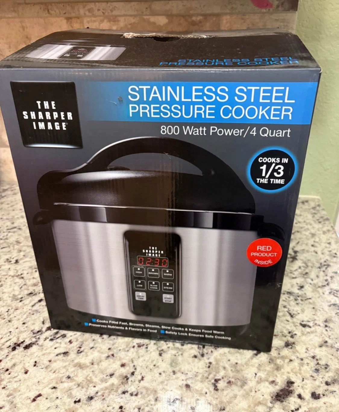 Sharper Image Pressure Cooker, New In Box