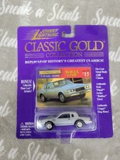 Johnny Lightning Silver 1980's Buick T-Type Real Wheels Classic Gold Mint 1/64