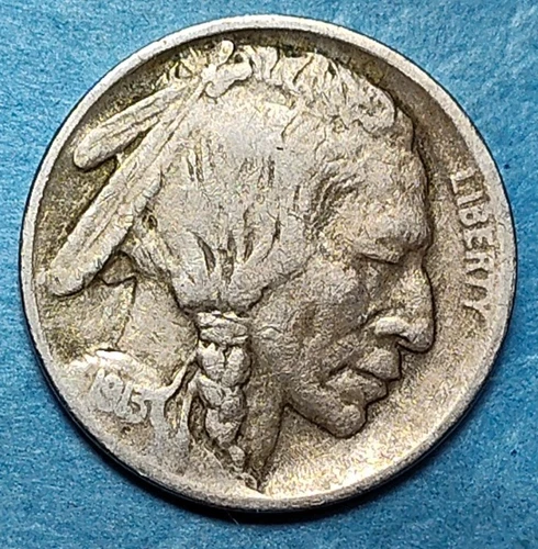 1913 Buffalo Nickel Mound Type 1 / Very Fine VF / Low Shipping / Coin #BN07