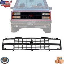 For 1988-1993 Chevrolet C1500 K1500 New Front Grille Assembly Black Gm1200228