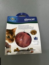 PetSafe SlimCat Feeder Ball Pink Interactive slow feeder for dry cat food