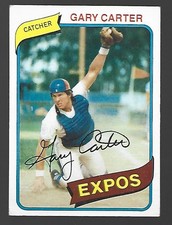 1980 Topps  #70  GARY CARTER  ~  Expos