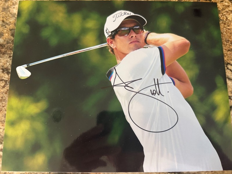 Adam Scott Hand Signed 8x10 Photo JSA FF00850 Golf Masters Picture Autograph PGA