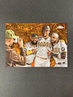 2023 TOPPS CHROME UPDATE JUAN SOTO CELEBRACION ORANGE 1/25 #C-11 PADRES SP SSP